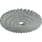 Ekena Millwork Eryn Ceiling Medallion (Fits Canopies up to 4"), 24 3/4"OD x 3 1/4"ID x 1 7/8"P, Primed White CM24EN - alternate 3